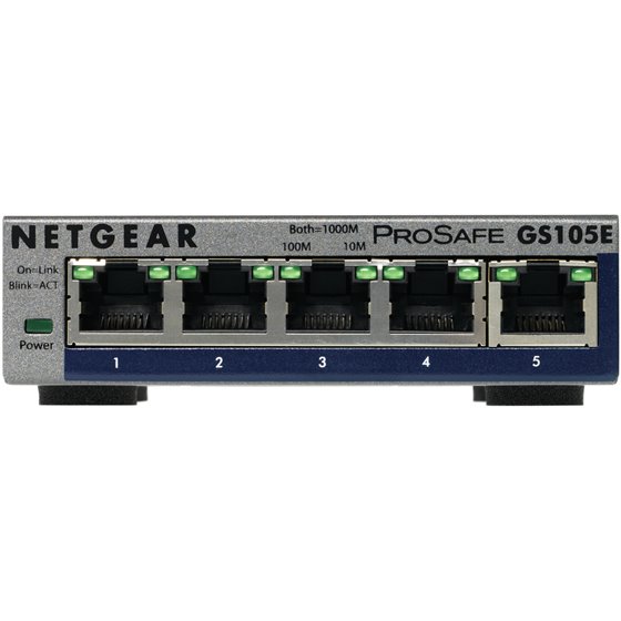 GS105E-200PES switch Gestionado L2/L3 Gigabit Ethernet (10/100/1000) Gris