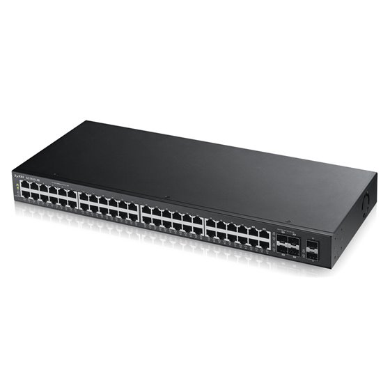 GS1920-48 Gestionado L2 Gigabit Ethernet (10/100/1000) Negro