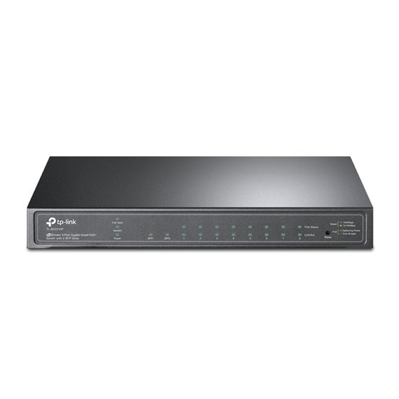 TL-SG2210P Gestionado L2 Gigabit Ethernet (10/100/1000) Energía sobre Ethernet (PoE) Negro