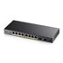 GS1100-10HP No administrado Gigabit Ethernet (10/100/1000) Energía sobre Ethernet (PoE) 1U Negro