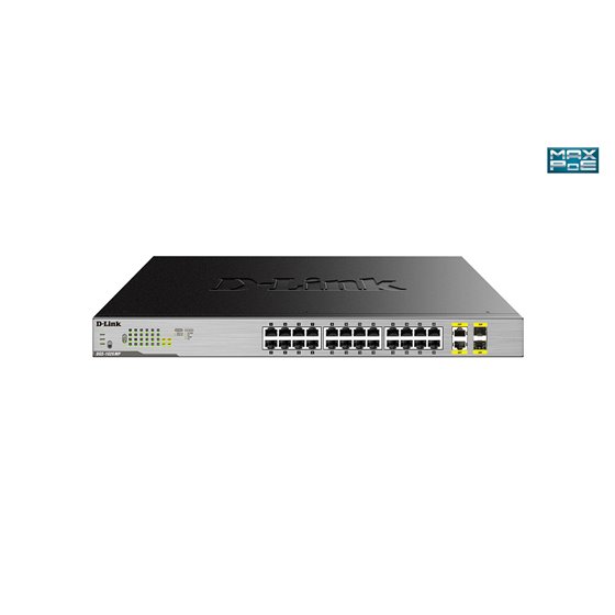 DGS-1026MP switch No administrado Gigabit Ethernet (10/100/1000) Energía sobre Ethernet (PoE) Negro, Gris