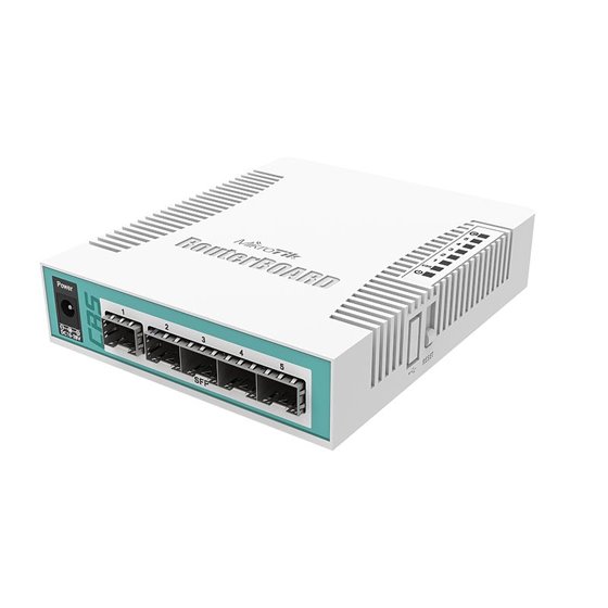 CRS106-1C-5S switch Gigabit Ethernet (10/100/1000) Energía sobre Ethernet (PoE) Blanco