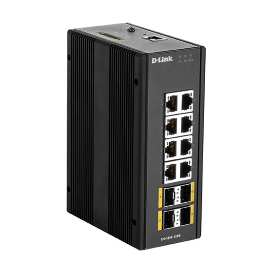 DIS-300G-12SW Gestionado L2 Gigabit Ethernet (10/100/1000) Negro