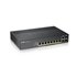 GS1920-8HPV2 Gestionado Gigabit Ethernet (10/100/1000) Energía sobre Ethernet (PoE) Negro