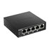DGS-1005P No administrado L2 Gigabit Ethernet (10/100/1000) Energía sobre Ethernet (PoE) Negro