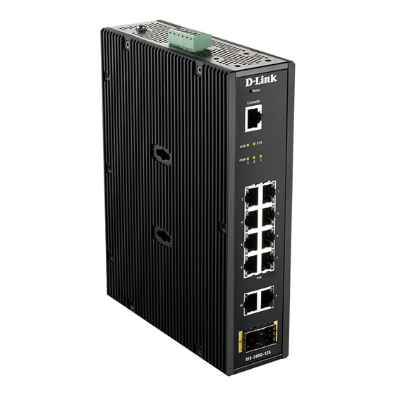 DIS-200G-12S switch Gestionado L2 Gigabit Ethernet (10/100/1000) Negro