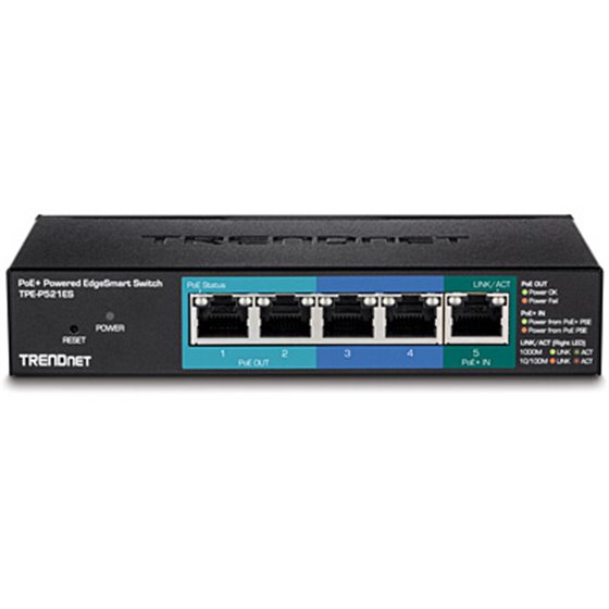 TPE-P521ES switch Gestionado Gigabit Ethernet (10/100/1000) Energía sobre Ethernet (PoE) Negro