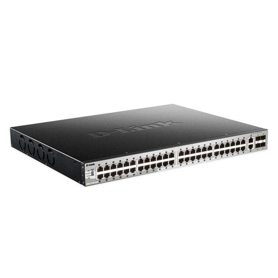 DGS-3130-54PS Gestionado L3 Gigabit Ethernet (10/100/1000) Negro, Gris Energía sobre Ethernet (PoE)