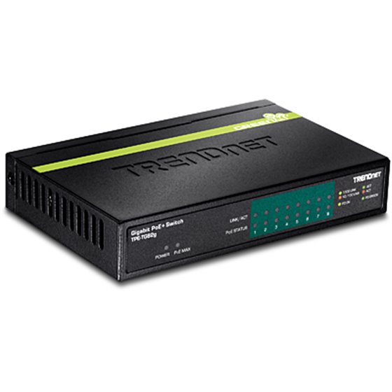 TPE-TG82G switch No administrado Gigabit Ethernet (10/100/1000) Energía sobre Ethernet (PoE) Negro