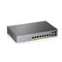 GS1350-12HP-EU0101F switch Gestionado L2 Gigabit Ethernet (10/100/1000) Energía sobre Ethernet (PoE) Gris