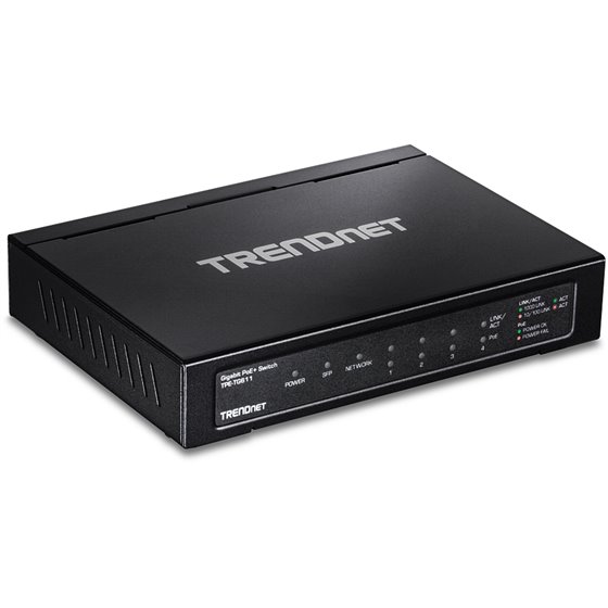 TPE-TG611 switch Gigabit Ethernet (10/100/1000) Energía sobre Ethernet (PoE) Negro