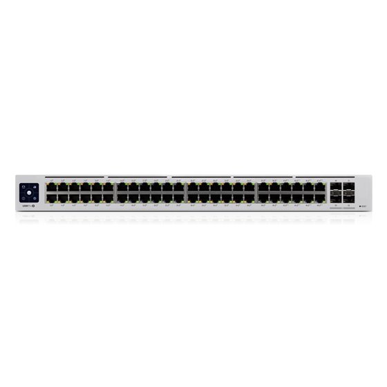 UniFi Pro 48-Port PoE Gestionado L2/L3 Gigabit Ethernet (10/100/1000) Energía sobre Ethernet (PoE) 1U Plata
