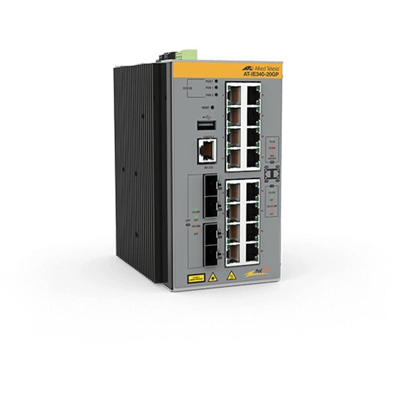 AT-IE340-20GP-80 Gestionado L3 Gigabit Ethernet (10/100/1000) Energía sobre Ethernet (PoE) Gris
