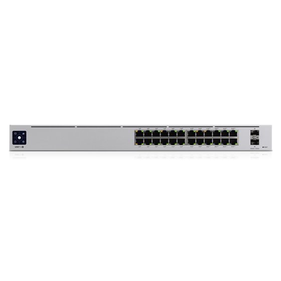 UniFi Pro 24-Port PoE Gestionado L2/L3 Gigabit Ethernet (10/100/1000) Energía sobre Ethernet (PoE) 1U Plata