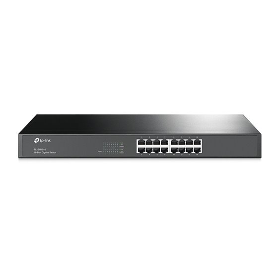 TL-SG1016 No administrado Gigabit Ethernet (10/100/1000) 1U Negro