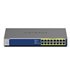 GS516PP No administrado Gigabit Ethernet (10/100/1000) Energía sobre Ethernet (PoE) Azul, Gris