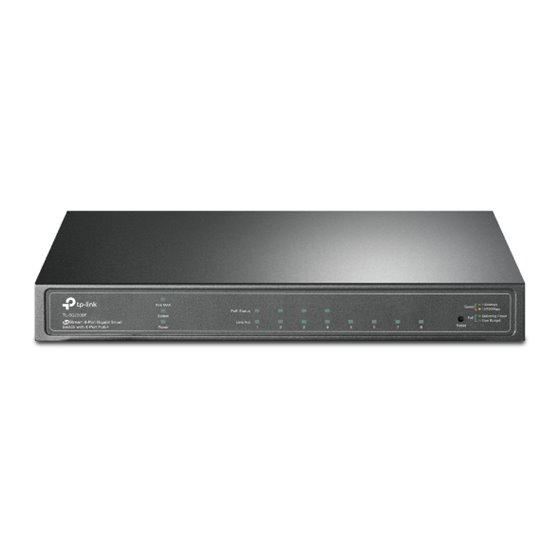 JetStream TL-SG2008P switch Gestionado L2/L2+ Gigabit Ethernet (10/100/1000) Energía sobre Ethernet (PoE) Negro