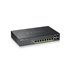 GS2220-10HP-EU0101F switch Gestionado L2 Gigabit Ethernet (10/100/1000) Energía sobre Ethernet (PoE) Negro