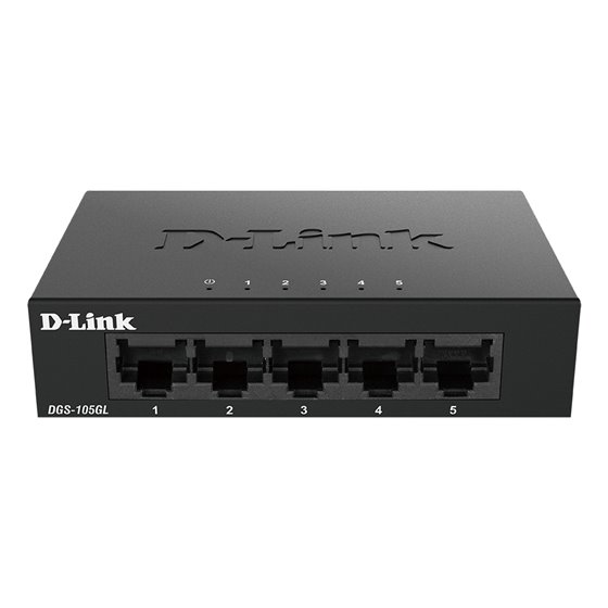 DGS-105GL/E switch No administrado Gigabit Ethernet (10/100/1000) Negro