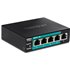 TE-FP051 switch No administrado Fast Ethernet (10/100) Energía sobre Ethernet (PoE) Negro