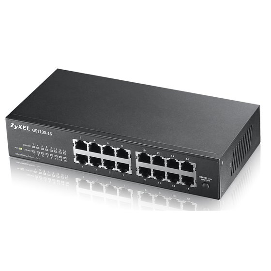 GS1100-16 No administrado Gigabit Ethernet (10/100/1000)