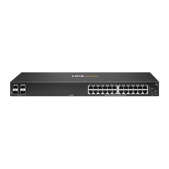 Aruba Networking CX 6100 24G 4SFP+ Switch