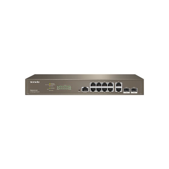 TEG5312F switch Gestionado L3 Gigabit Ethernet (10/100/1000) 1U Marrón