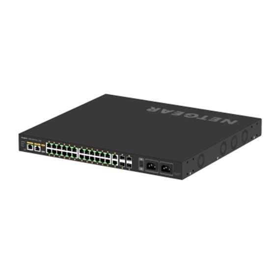 GSM4230UP Gestionado L2/L3 Gigabit Ethernet (10/100/1000) Energía sobre Ethernet (PoE) 1U Negro