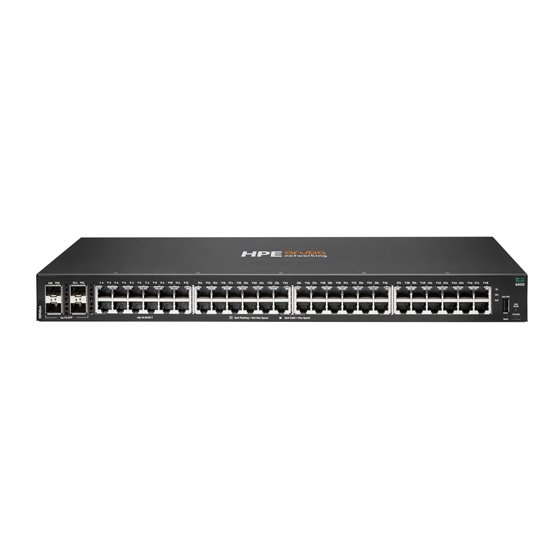 Aruba Networking CX 6000 48G 4SFP Switch