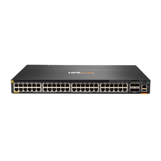 Aruba Networking CX 6300M 48-port 1GbE Class 4 PoE and 4-port SFP56 Switch