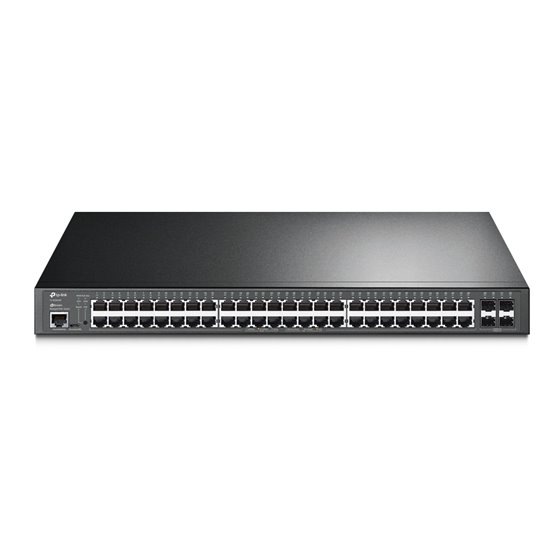 JetStream TL-SG3452P switch Gestionado L2/L3 Gigabit Ethernet (10/100/1000) Energía sobre Ethernet (PoE) 1U Negro