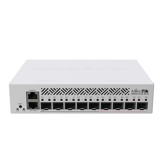 CRS310-1G-5S-4S+IN switch Gestionado L3 Energía sobre Ethernet (PoE) 1U