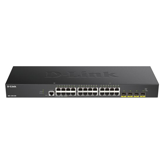 DGS-1250-28X Gestionado L3 Gigabit Ethernet (10/100/1000) Negro