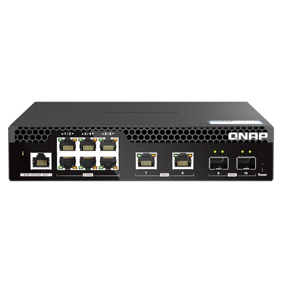 QSW-M2106R-2S2T switch Gestionado L2 10G Ethernet (100/1000/10000) 1U Negro