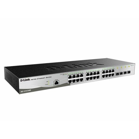 DGS-1210-28/ME/E switch Gestionado L2+ Gigabit Ethernet (10/100/1000) 1U Negro, Gris
