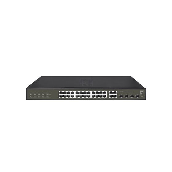 GES-2128 switch Gestionado L2 Gigabit Ethernet (10/100/1000) Negro