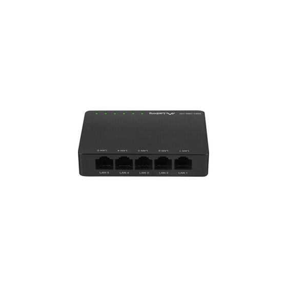 DSP2-1005-12V switch No administrado Gigabit Ethernet (10/100/1000) Negro