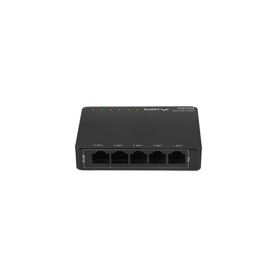 DSP3-1005-60W switch No administrado Gigabit Ethernet (10/100/1000) Energía sobre Ethernet (PoE) Negro