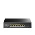 GS1008PS2 switch No administrado Gigabit Ethernet (10/100/1000) Energía sobre Ethernet (PoE) Negro