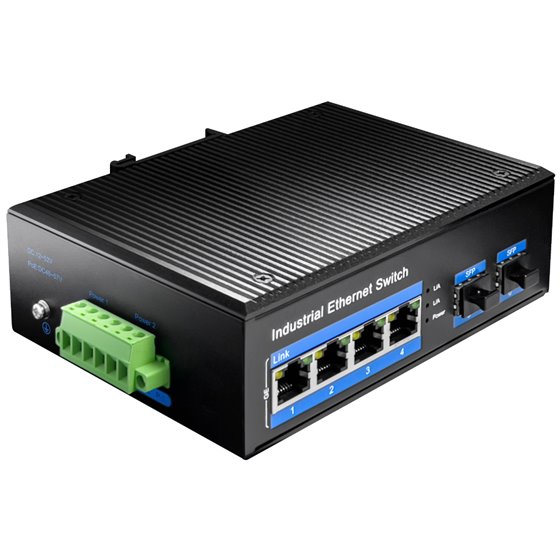 IG1004S2 switch No administrado L2 Gigabit Ethernet (10/100/1000) Energía sobre Ethernet (PoE) Negro