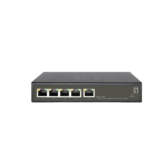 GES-2105P switch Gestionado L2 Gigabit Ethernet (10/100/1000) Energía sobre Ethernet (PoE) Negro