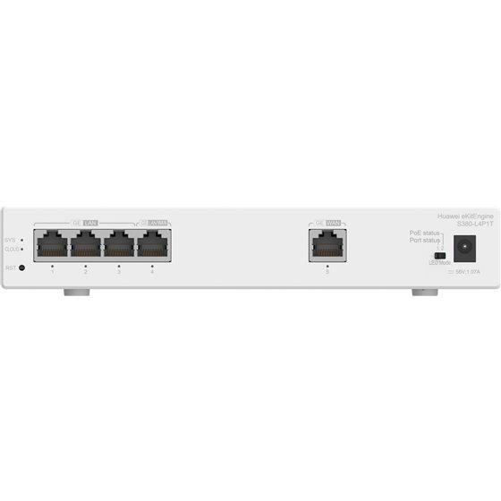 S380 Series S380-L4P1T Gestionado Gigabit Ethernet (10/100/1000) Energía sobre Ethernet (PoE) 1U Gris