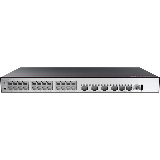 CloudEngine S5735-L24P4XE-A-V2 Gestionado L3 Gigabit Ethernet (10/100/1000) Energía sobre Ethernet (PoE) 1U Negro, Plata