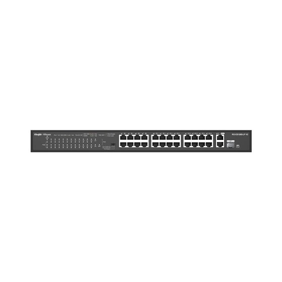 RG-ES126S-LP V2 switch No administrado Fast Ethernet (10/100) Energía sobre Ethernet (PoE) Negro