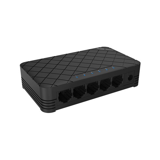 RG-ES05 switch No administrado Fast Ethernet (10/100) Negro