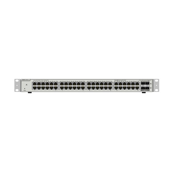 RG-NBS5100-48GT4SFP switch Gestionado L3 Gigabit Ethernet (10/100/1000) Negro