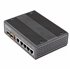 Switch Conmutador Industrial Ethernet Gigabit 6 Puertos - 4x RJ45 PoE - 2 Ranuras SFP PoE+ de 30W 12-48VDC DIN (IES1G52UP12V)