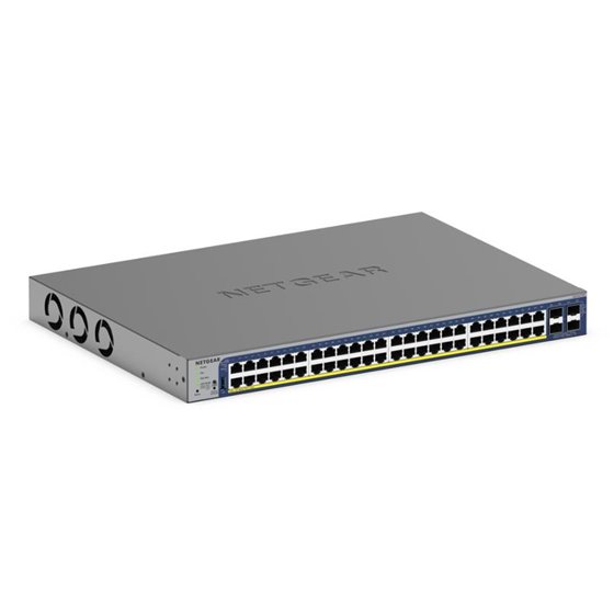 GS752TXP Gestionado L2/L3/L4 10G Ethernet (100/1000/10000) Energía sobre Ethernet (PoE) Negro