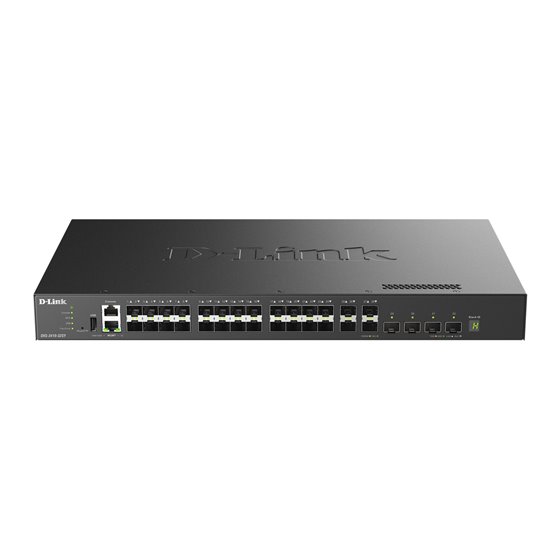 DXS-3410-32SY switch Gestionado L3 Negro