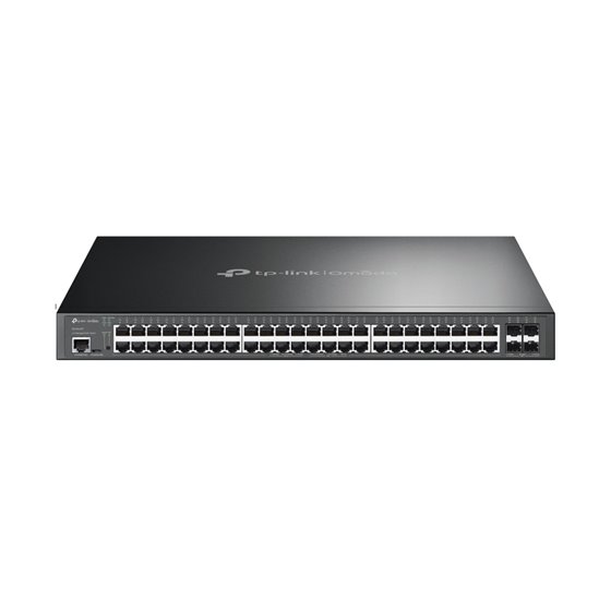 Omada SG3452XP switch Gestionado L2+ Gigabit Ethernet (10/100/1000) Energía sobre Ethernet (PoE) 1U Negro